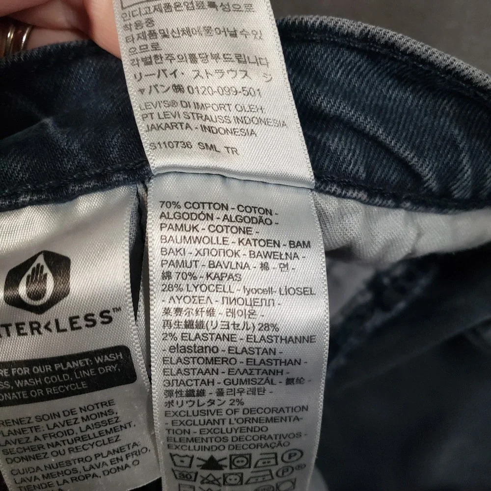 Levi's 511 Slim Fit Jeans Mens 34x34 Blue Denim Stretch 04511-5435